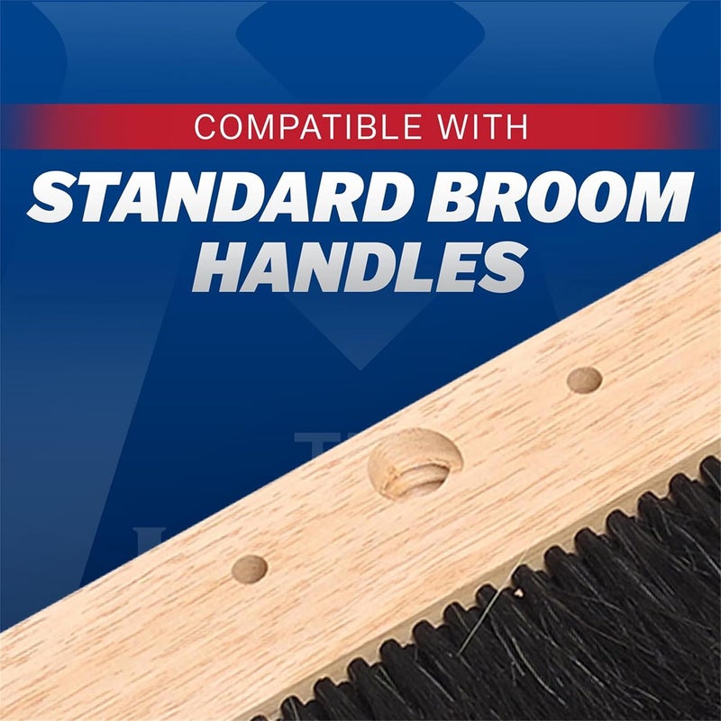 MARSHALLTOWN 36 Inch Wood Backed Concrete Broom, Horsehair Bristles, Made in The USA, 6598 - Image 5
